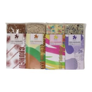Almond Crunch Bar Chocolate 500mg CBD Premium Edible Online For Sale - Image 4
