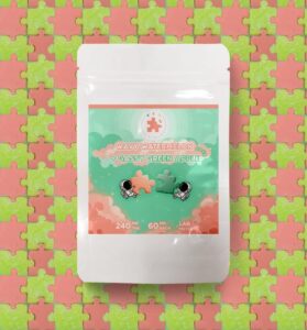 Apple & Watermelon Puzzle Gummies Premium Edibles Online For Sale - Image 3