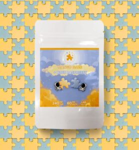 Mango & Raspberry Puzzle Gummies Premium Hybrid Online For Sale - Image 3