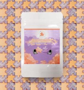 Peach & Grape Puzzle Gummies 240mg Premium Hybrid Edibles Online For Sale - Image 3