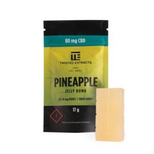 Pineapple Jelly Bomb Premium CBD Edible - Image 2