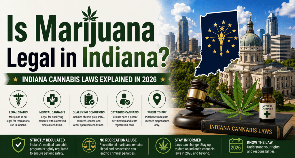 Is Marijuana Legal in Indiana? Indiana Cannabis Laws Explained in 2026