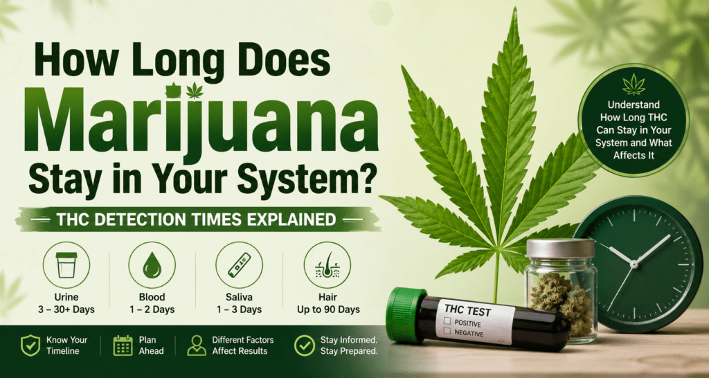 How Long Does Marijuana Stay in Your System? THC Detection Times Explained