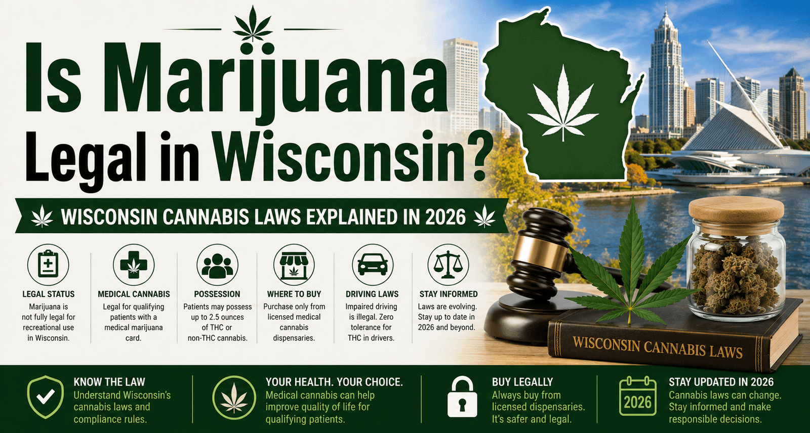 Is Marijuana Legal in Wisconsin? Wisconsin Cannabis Laws Explained in 2026