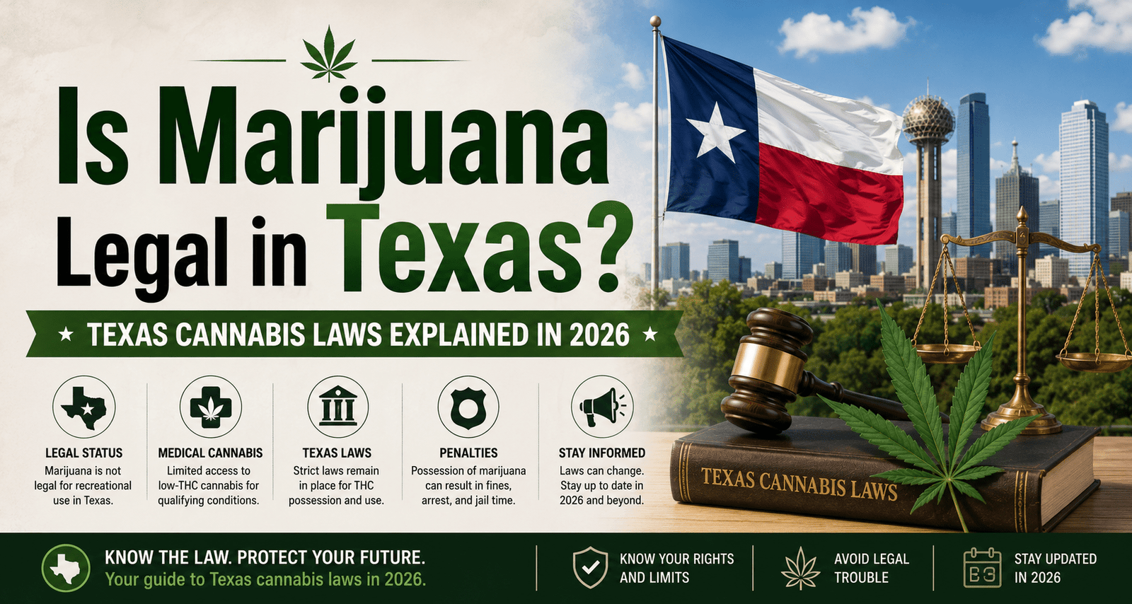 Is Marijuana Legal in Texas? Texas Cannabis Laws Explained in 2026