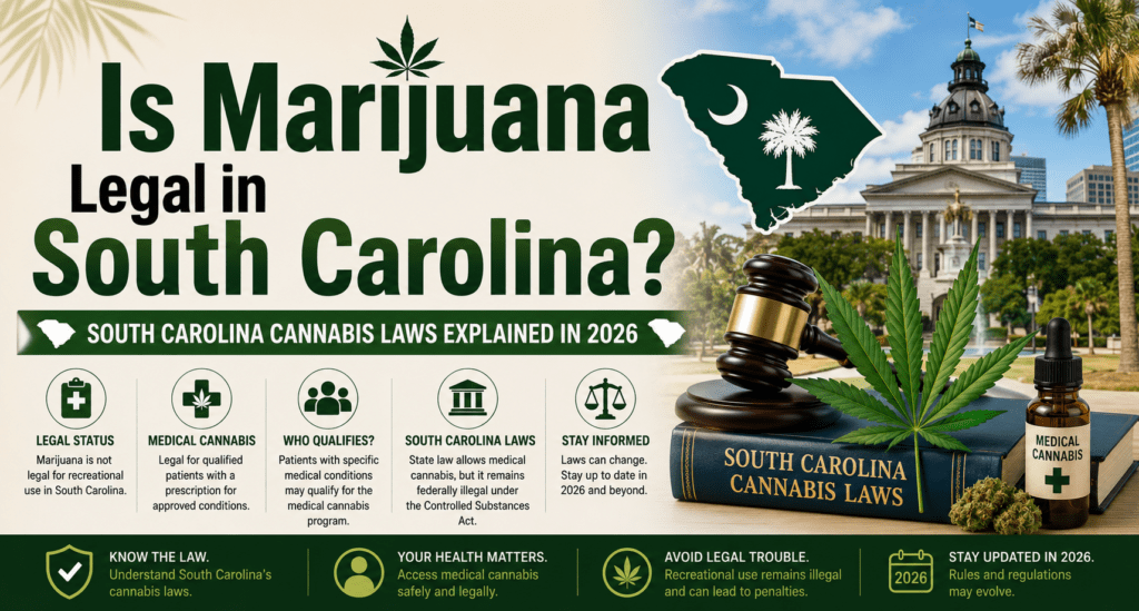 Is Marijuana Legal in South Carolina? South Carolina Cannabis Laws Explained in 2026