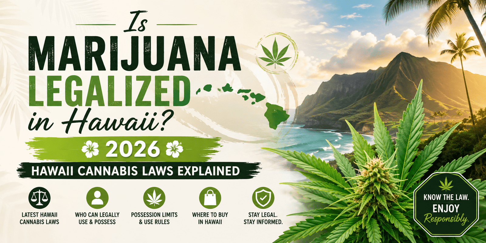 Is Marijuana Legalized in Hawaii? 2026 Hawaii Cannabis Laws