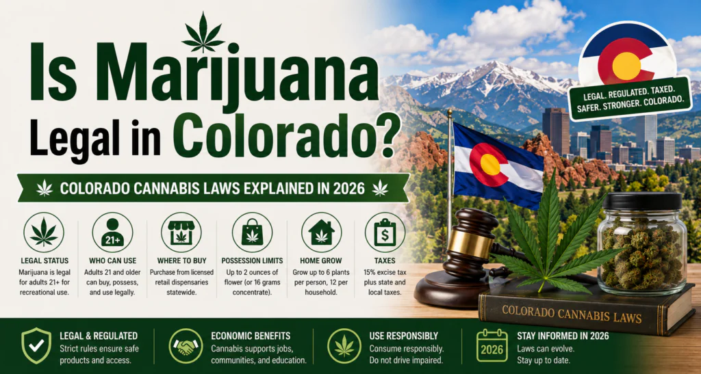 Is Marijuana Legal in Colorado? Colorado Cannabis Laws Explained in 2026