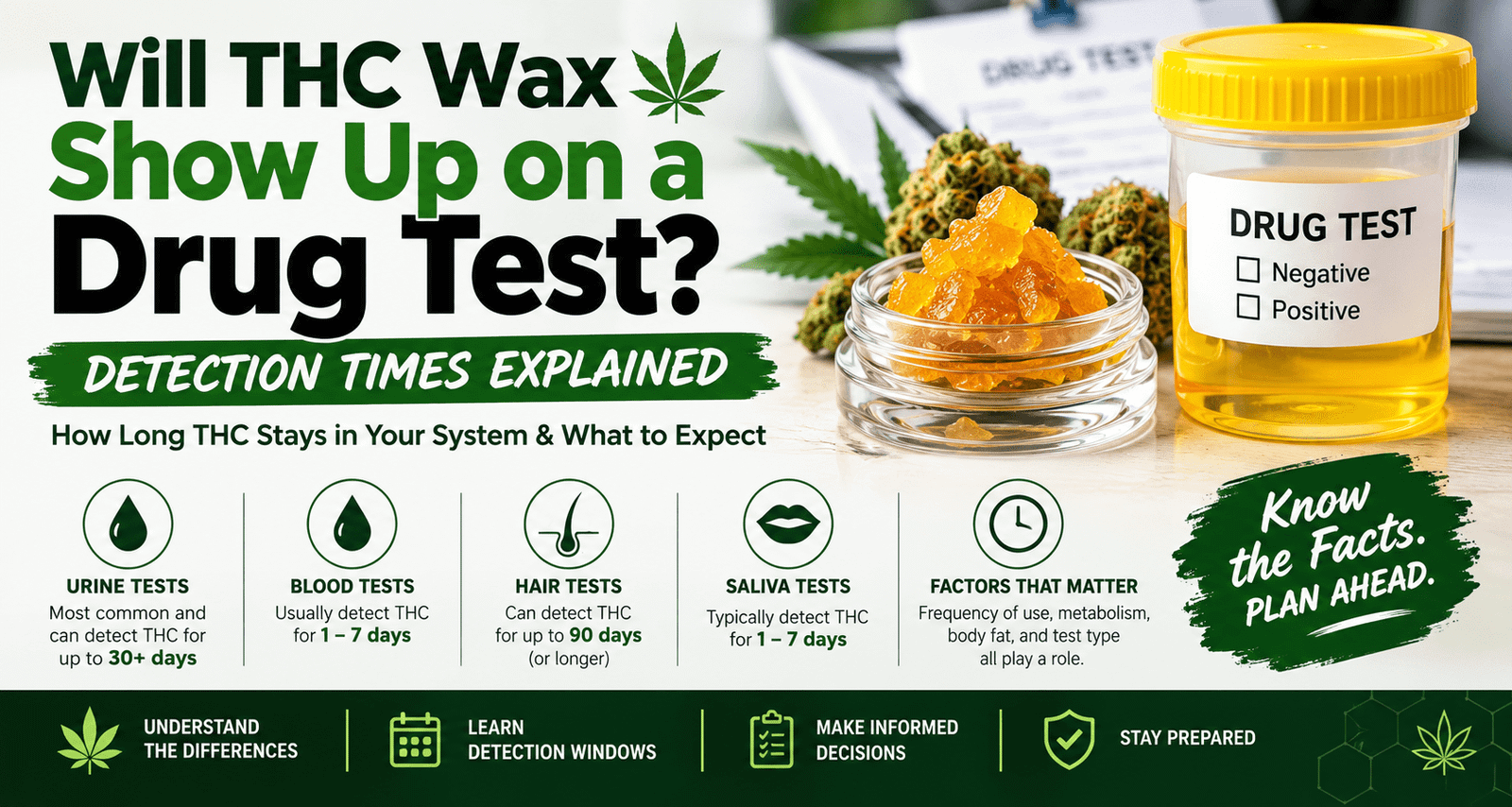 Will THC Wax Show Up on a Drug Test? THC Wax Detection Times Explained