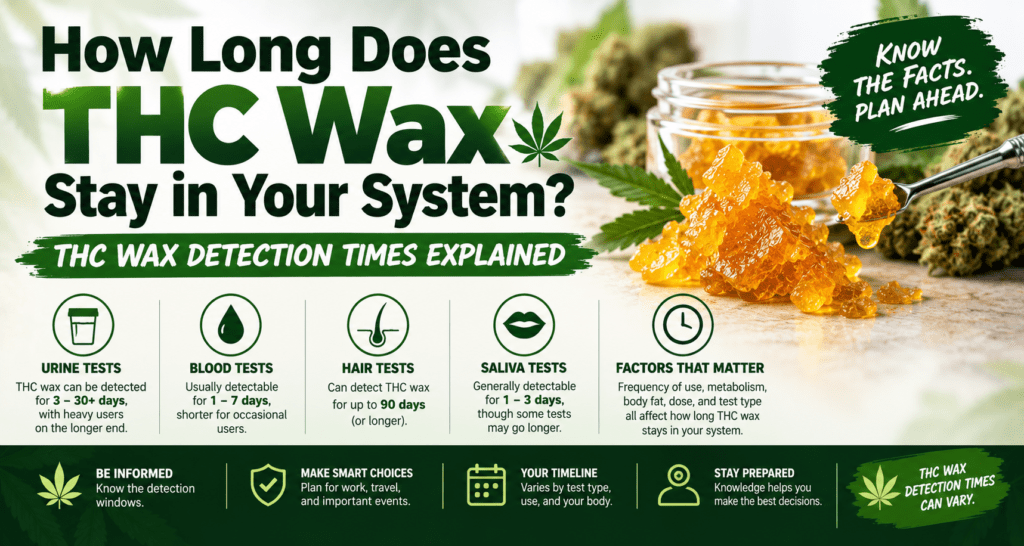How Long Does THC Wax Stay in Your System? THC Wax Detection Times Explained