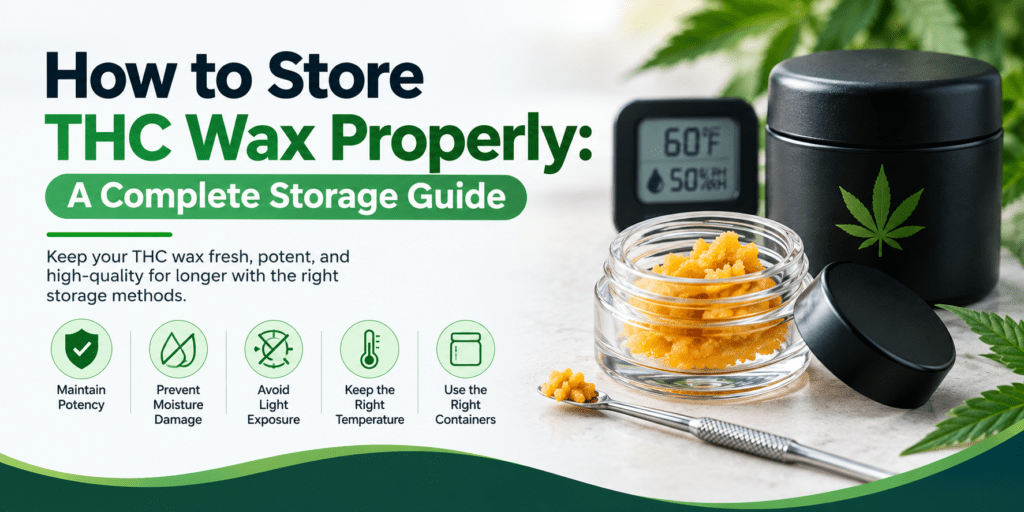 How to Store THC Wax Properly