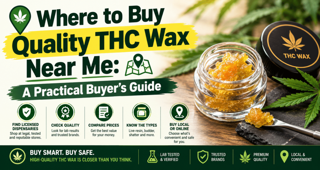 Where to Buy Quality THC Wax Near Me: Buying Guide 2026