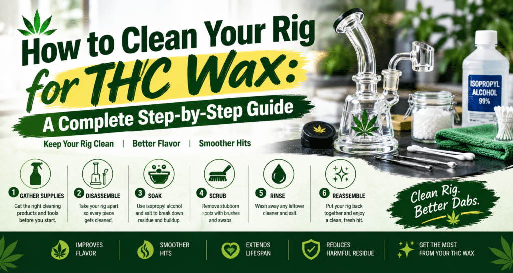 How to Clean Your Rig for THC Wax