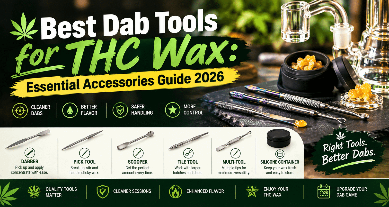 Best Dab Tools for THC Wax