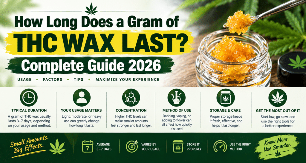 How Long Does a Gram of THC Wax Last?