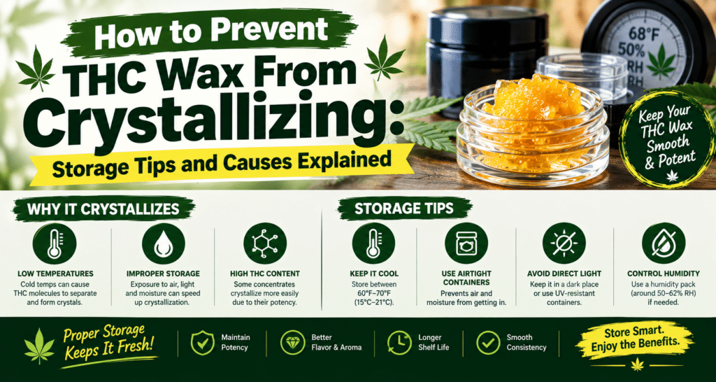 How to Prevent THC Wax From Crystallizing