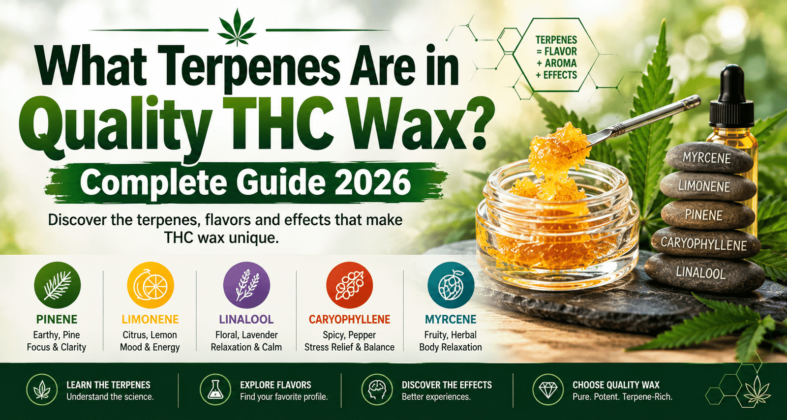 What Terpenes Are in Quality THC Wax?