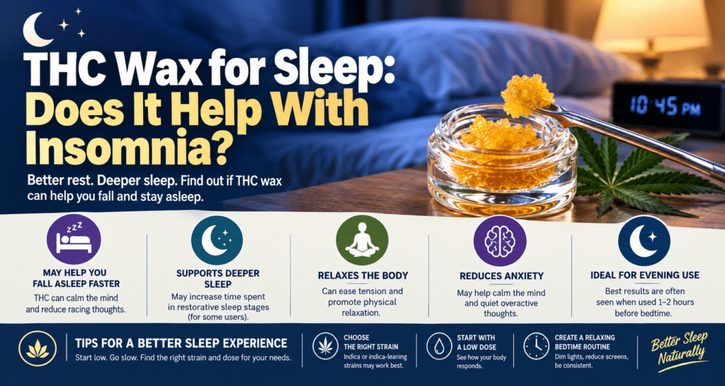 THC Wax for Sleep: Does It Help?
